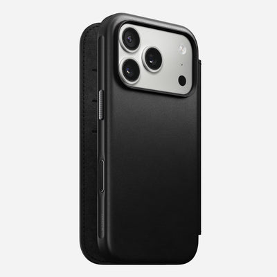 Modern Leather Folio - iPhone 17 Pro | Black | Nomad Leather