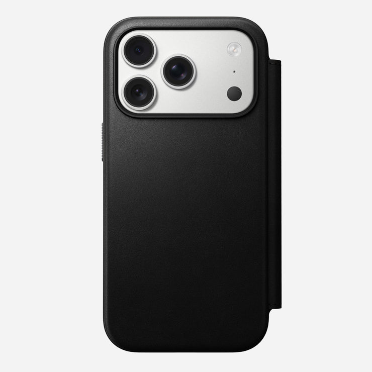 Modern Leather Folio - iPhone 17 Pro | Black | Nomad Leather