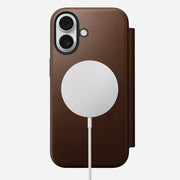 Modern Leather Folio - iPhone 17 | Brown | Nomad Leather