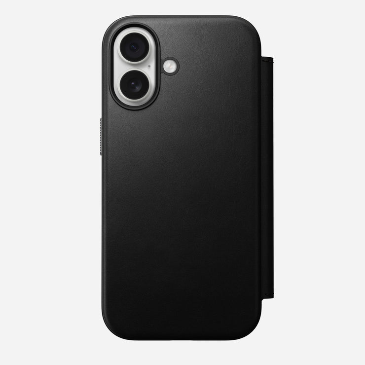 Modern Leather Folio - iPhone 17 | Black | Nomad Leather