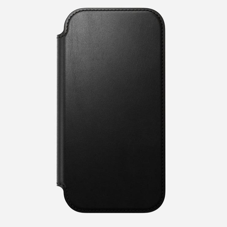 Modern Leather Folio - iPhone 17 | Black | Nomad Leather
