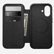 Modern Leather Folio - iPhone 17 | Black | Nomad Leather