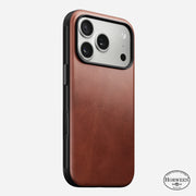 Modern Leather Case - iPhone 17 Pro | Olde Dublin | Horween