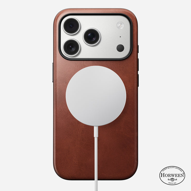 Modern Leather Case - iPhone 17 Pro | Olde Dublin | Horween