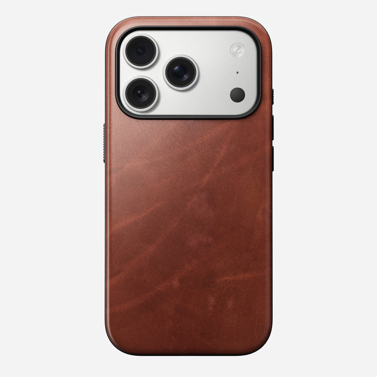 Modern Leather Case - iPhone 17 Pro | Olde Dublin | Horween