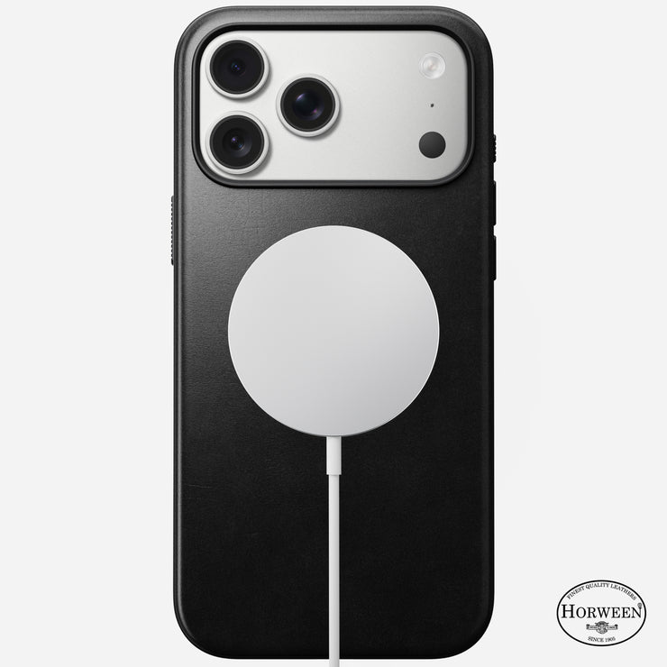 Modern Leather Case - iPhone 17 Pro Max | Black | Horween