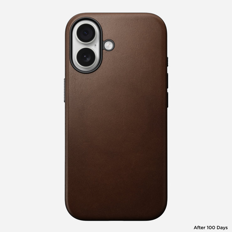 Modern Leather Case - iPhone 17 | Brown | Nomad Leather