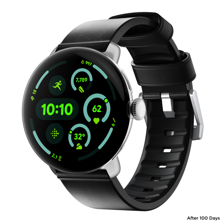 Open Box /// Active Band Pro - Pixel Watch | 45mm | Silver Hardware | Horween Black
