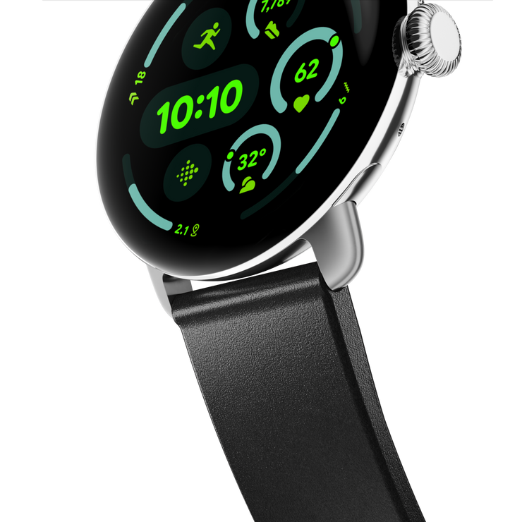 Open Box /// Active Band Pro - Pixel Watch | 45mm | Silver Hardware | Horween Black