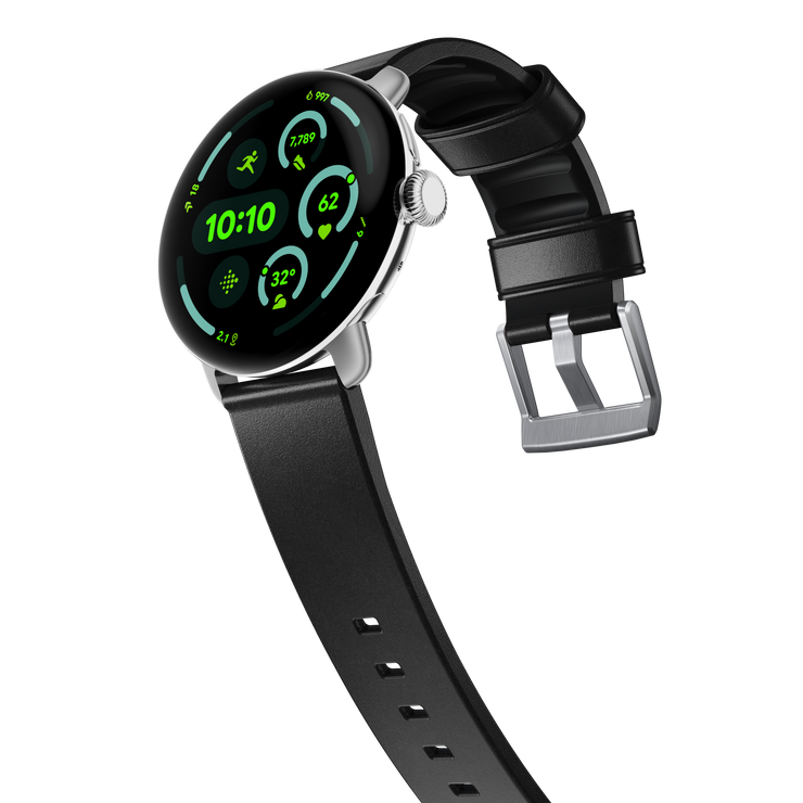 Open Box /// Active Band Pro - Pixel Watch | 45mm | Silver Hardware | Horween Black