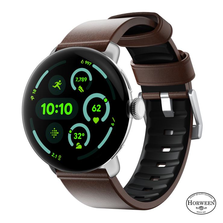 Open Box /// Active Band Pro - Pixel Watch | 45mm | Silver Hardware | Horween Brown