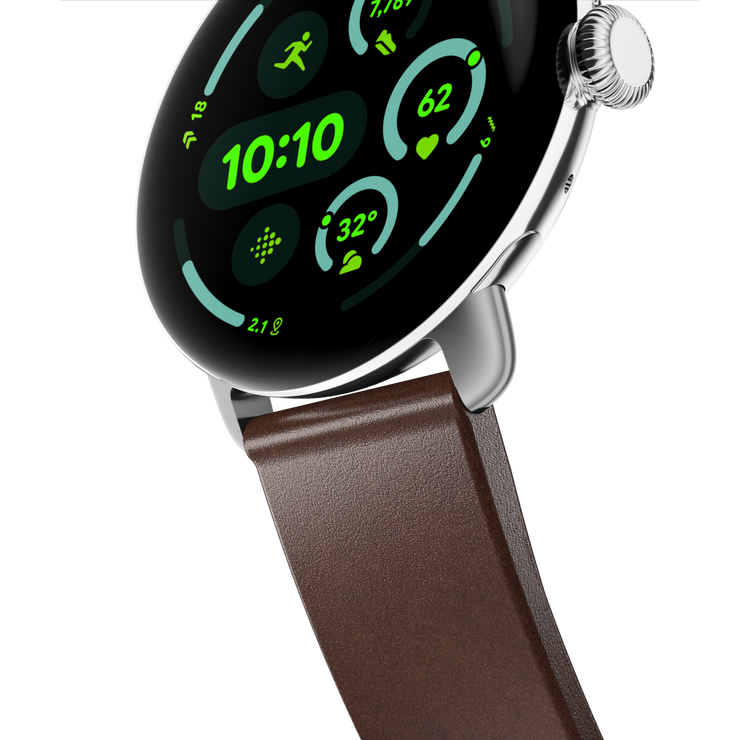Open Box /// Active Band Pro - Pixel Watch | 45mm | Silver Hardware | Horween Brown