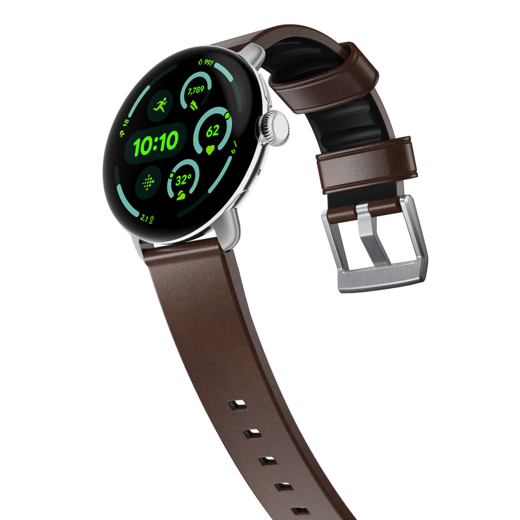 Open Box /// Active Band Pro - Pixel Watch | 45mm | Silver Hardware | Horween Brown