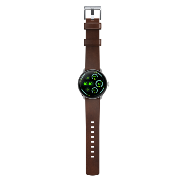 Open Box /// Active Band Pro - Pixel Watch | 45mm | Silver Hardware | Horween Brown