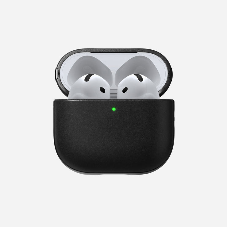 Modern Leather Case - Airpods 4 | Black | Nomad Leather