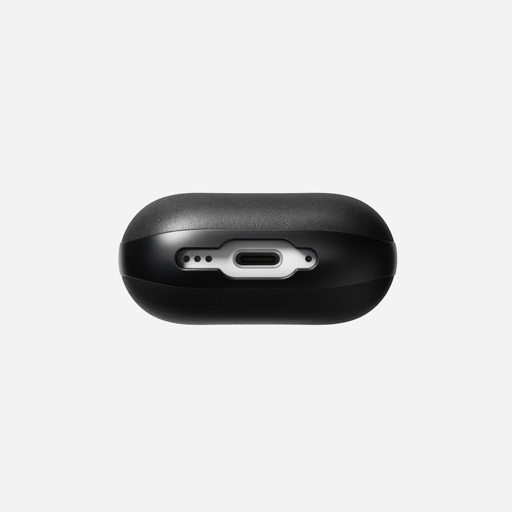 Modern Leather Case - Airpods 4 | Black | Nomad Leather