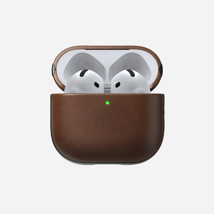 Modern Leather Case - Airpods 4 | Brown | Nomad Leather