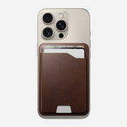 Leather Mag Wallet with Find My Tracking - Rustic Brown | Horween