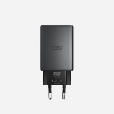 Open Box /// AC Adapter - 40W | Slim | Carbide | EU