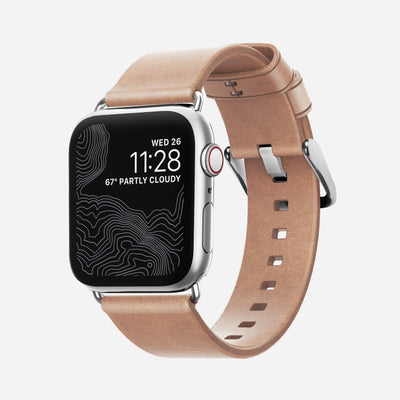 Open Box /// Modern Slim Band - 41mm/42mm | Silver Hardware | Natural | Horween | Legacy