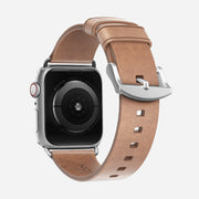 Modern Slim Band - 41mm/42mm | Silver Hardware | Natural | Horween | Legacy
