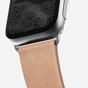 Modern Slim Band - 41mm/42mm | Silver Hardware | Natural | Horween | Legacy