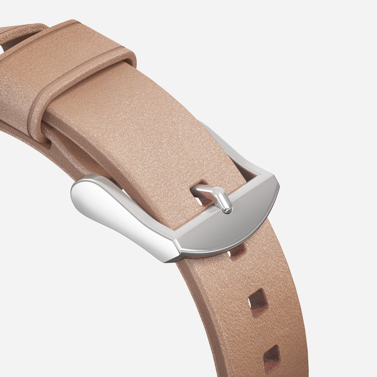 Modern Slim Band - 41mm/42mm | Silver Hardware | Natural | Horween | Legacy