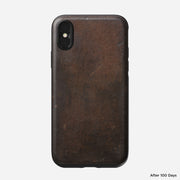 Modern Leather Case - iPhone X / XS | Rustic Brown | Horween | Moment | V2