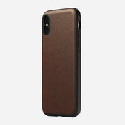 Modern Leather Case - iPhone X / XS | Rustic Brown | Horween | Moment | V2