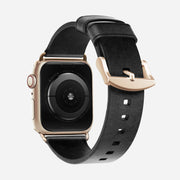 Modern Slim Band - 41mm/42mm | Gold Hardware | Black | Horween | Legacy