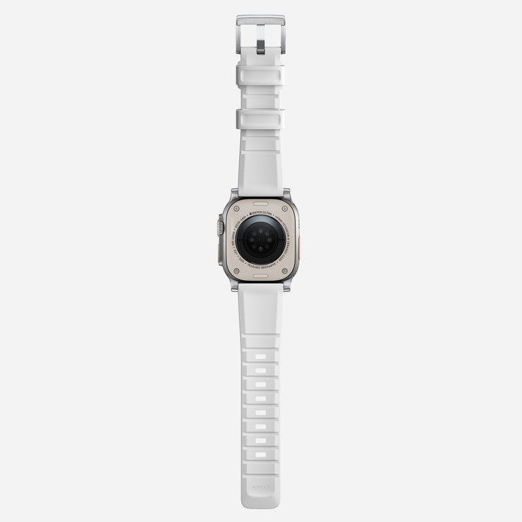 Rugged Band - 46mm/49mm | White | Silver Hardware