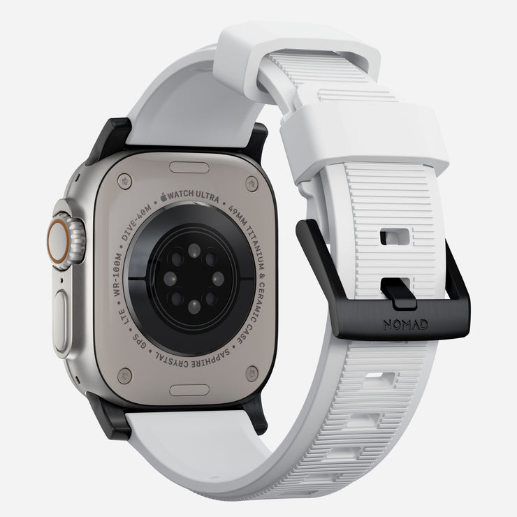 Rugged Band - 46mm/49mm | White | Black Hardware