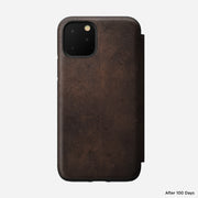 Modern Leather Folio - iPhone 11 Pro | Rustic Brown | Horween