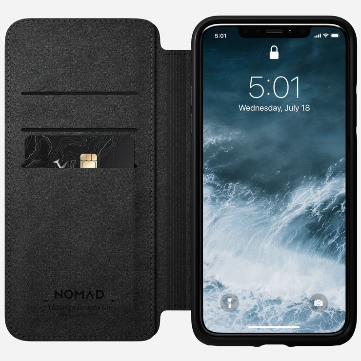 Modern Leather Folio - iPhone 11 Pro Max | Rustic Brown | Horween