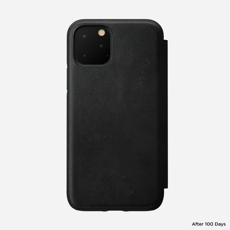 Modern Leather Folio - iPhone 11 Pro | Black | Horween