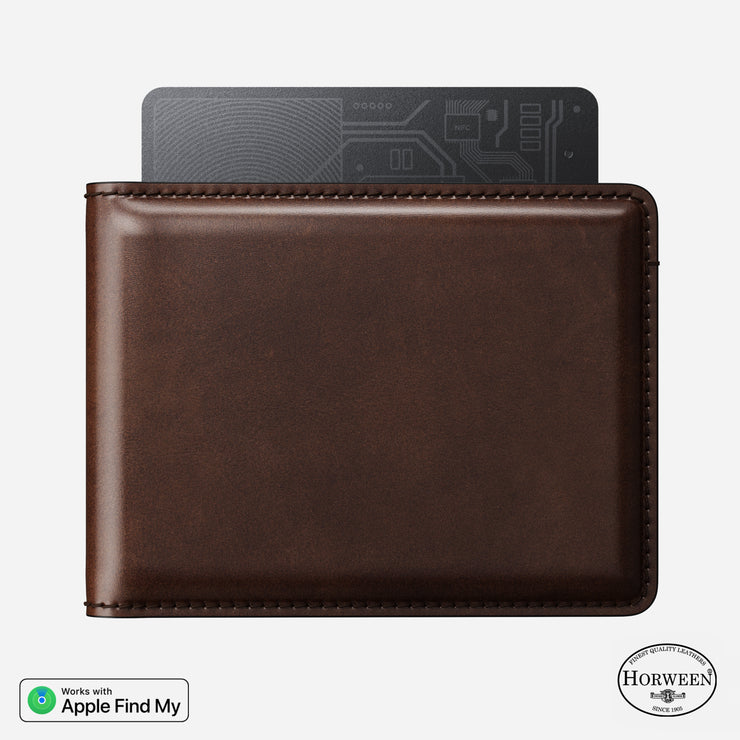 Bifold Wallet - Rustic Brown | Horween | Find My