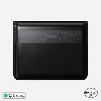 Card Wallet Plus - Black | Horween | Find My