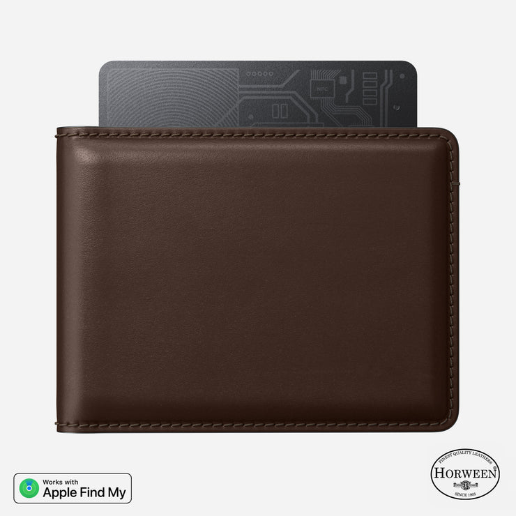 Bifold Wallet - Rustic Brown | Horween | Find My