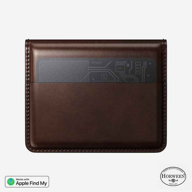Card Wallet Plus - Rustic Brown | Horween | Find My