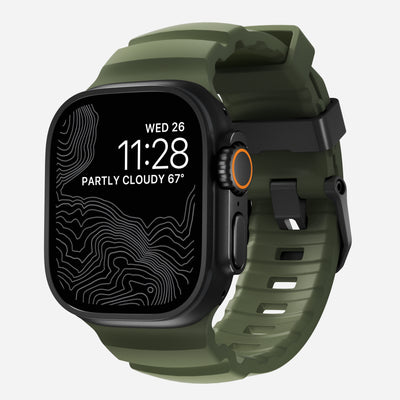Rocky Point Band for Apple Watch - 100% Waterproof and Ultra-Tough Design, Angled View