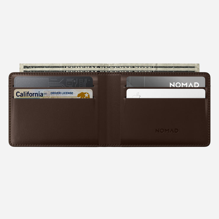 Bifold Wallet - Rustic Brown | Horween | Find My