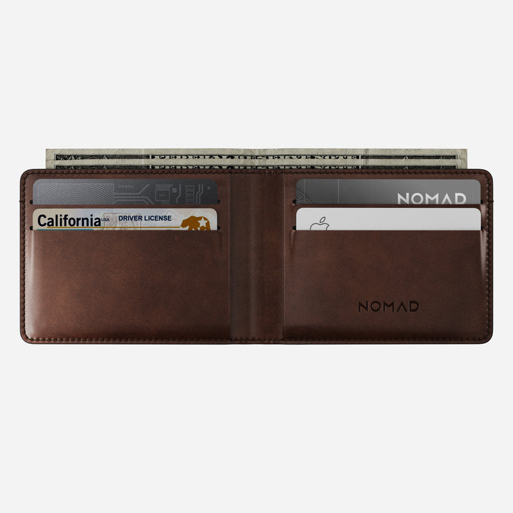 Bifold Wallet - Rustic Brown | Horween | Find My