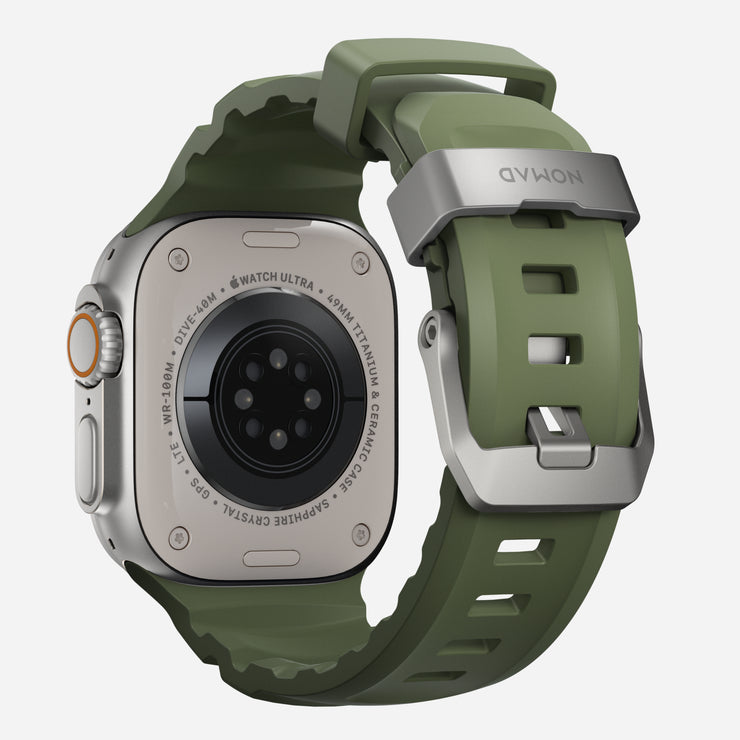 Rocky Point Band for Apple Watch - Back Display Highlighting Waterproof Design and Compatibility