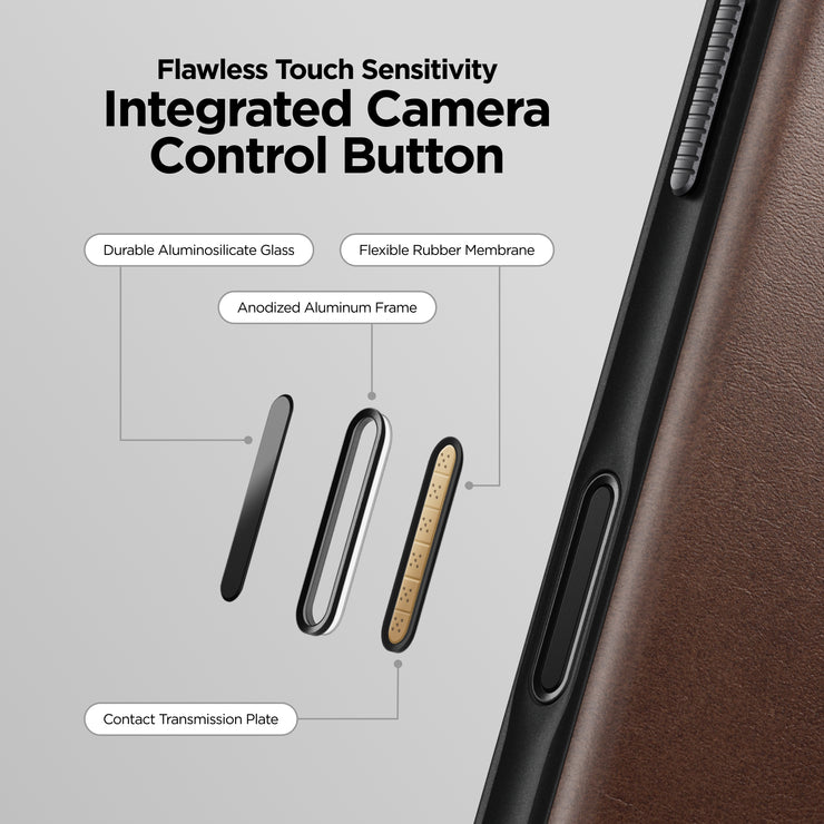 Modern Leather Case - iPhone 17 Pro | Rustic Brown | Horween