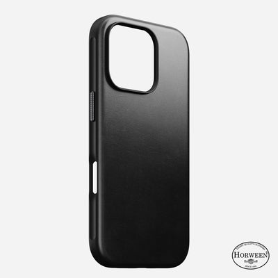 Modern Leather Case - iPhone 16 Pro | Black | Horween