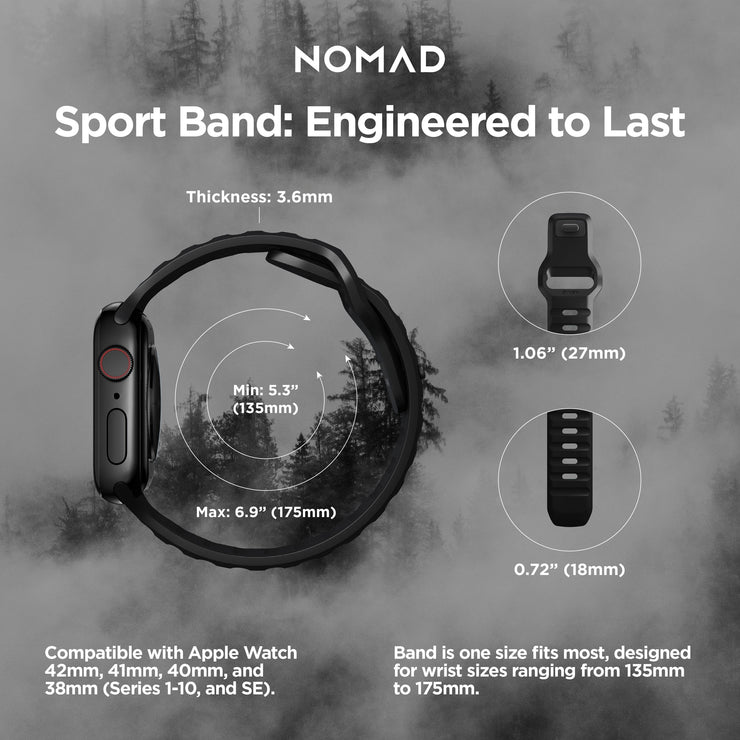 Sport Band - 41mm/42mm | Black