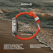 Rocky Point Band - 46mm/49mm | Magma | Natural Hardware