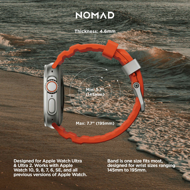 Rocky Point Band - 46mm/49mm | Magma | Natural Hardware