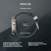 Rocky Point Band - 46mm/49mm | Storm | Natural Hardware