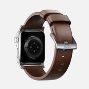 Modern Band - 41mm | Silver Hardware | Rustic Brown | Horween